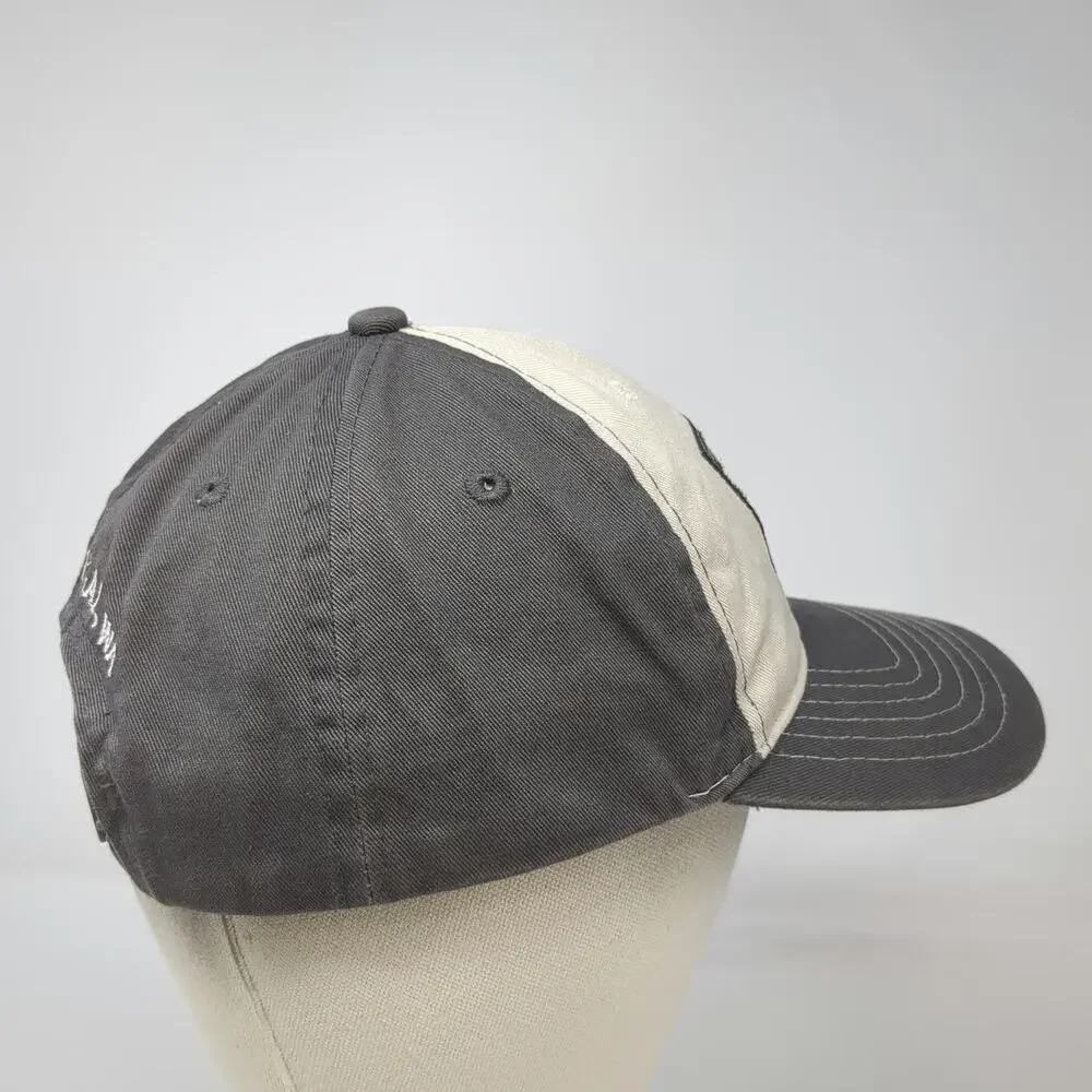 Brewery Branding Co Snapback Hat Gray One Size Two Tone Washougal WA Craft Beer
